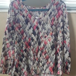 A Liz Claiborne flowy shirt